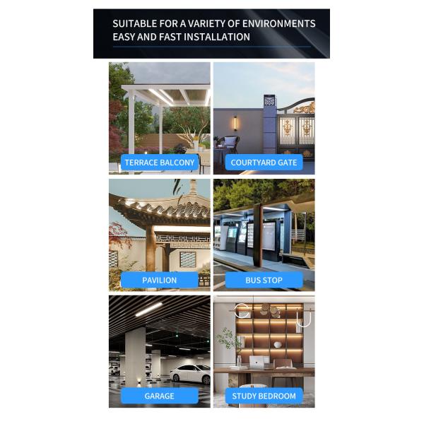 Courtyard 30cm Solar LED Tube Human Body Induction 10m Remote control