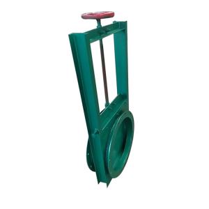 Customization Gate Valve Cast Steel Sewage Slurry Manual Knife Gate Valve