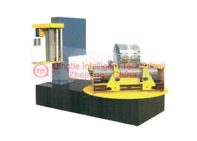 Small Cylindrical Pallet Wrapping Machine Rotating Platform Height 0 - 12 RPM Adjustable