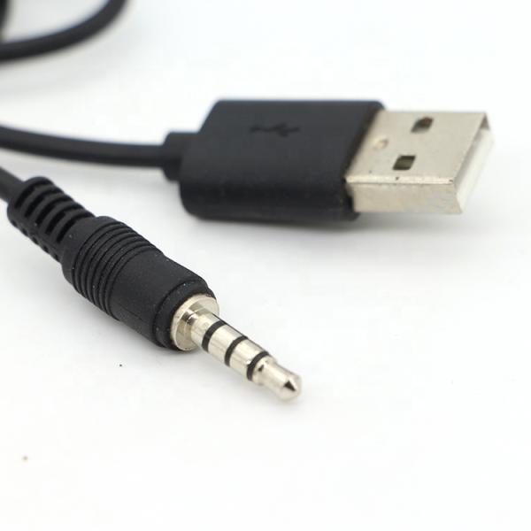 Cable de carga de datos masculino para altavoz de automóvil