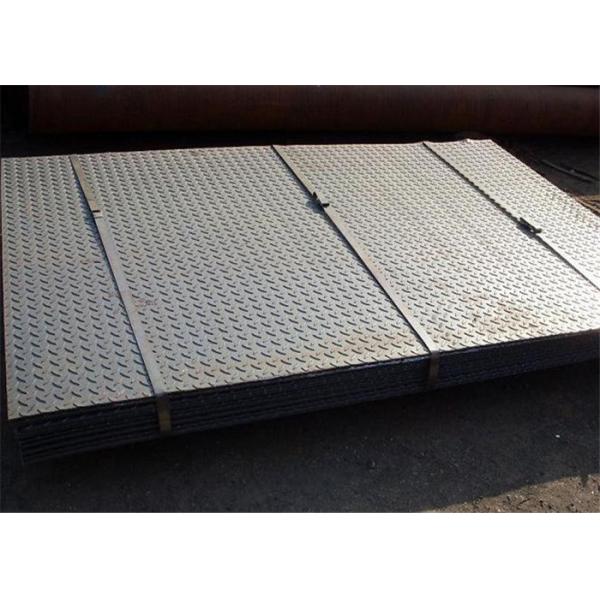 Placa de aço quadriculado de superfície de prata, revestimento laminado a alta temperatura da placa do diamante