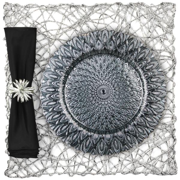 Factory Customized Machine Made Spray Glass Charger