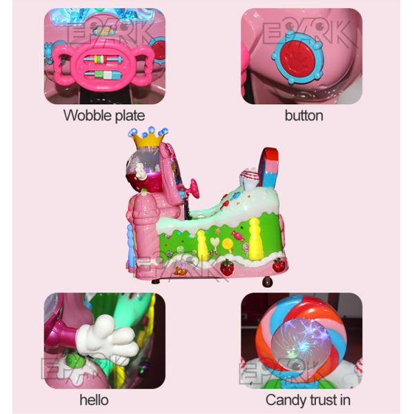 Kiddie Rides Dream Candy Led Light Electric Car Machine Coin Operated