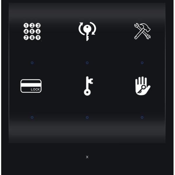 Secure Door Entry Outdoor Waterproof Touch Keypad Access Control Card Reader with App