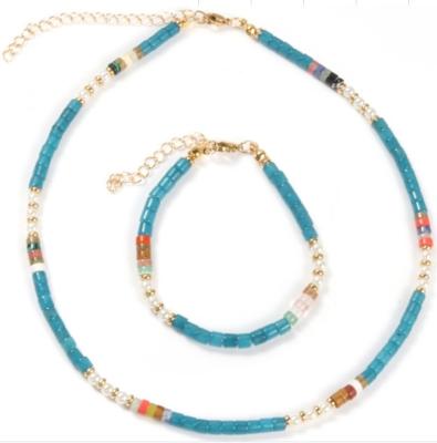 18.5cm  Freshwater Pearl Bracelet , Natural Stone Tila Tile Bracelets