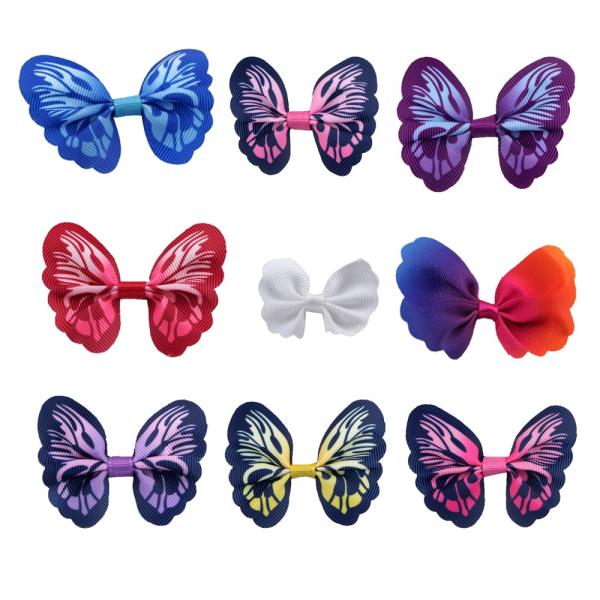 Ribbon Hair Clip Butterfly 6.2*5cm Stylish Addition to Your Fashion Collection