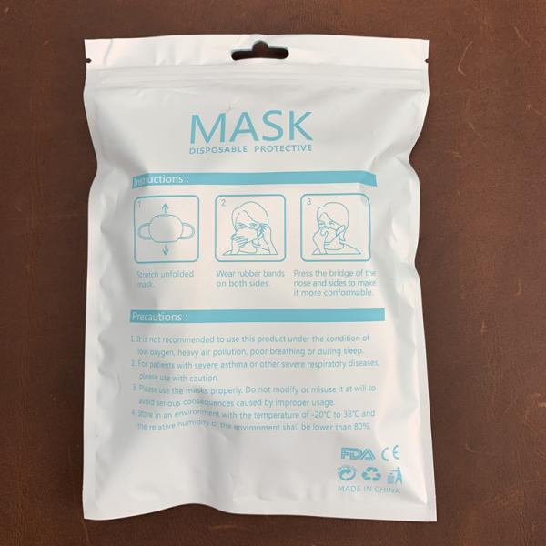 4 Ply FFP2 Face Mask Non Woven Disposable FFP2 Medical Mask Antibacterial