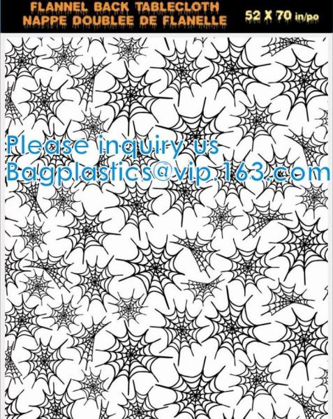 Vinyl Christmas Happy Halloween Banquet Event & Party Supplies Decoration Ployester Tablecloths Table Cover picnics