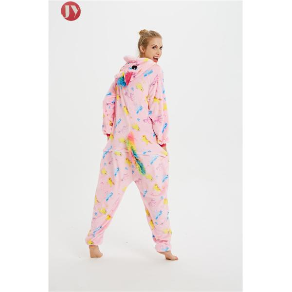 Unisex Kigurumi Onesie Adult Unicorn Pajamas Women Logo Added Embroidered