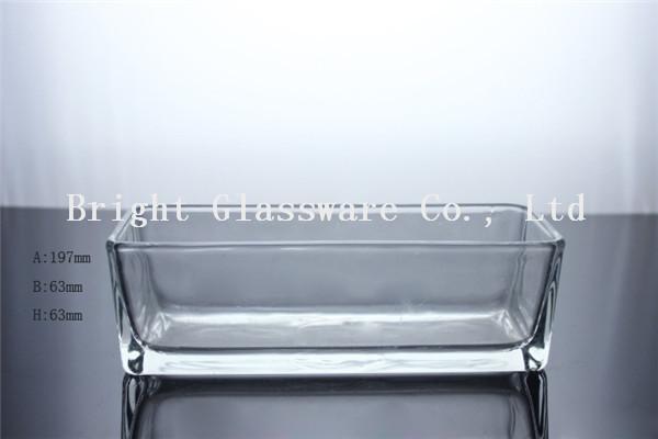 Decorated Square candle holder, long candle holder