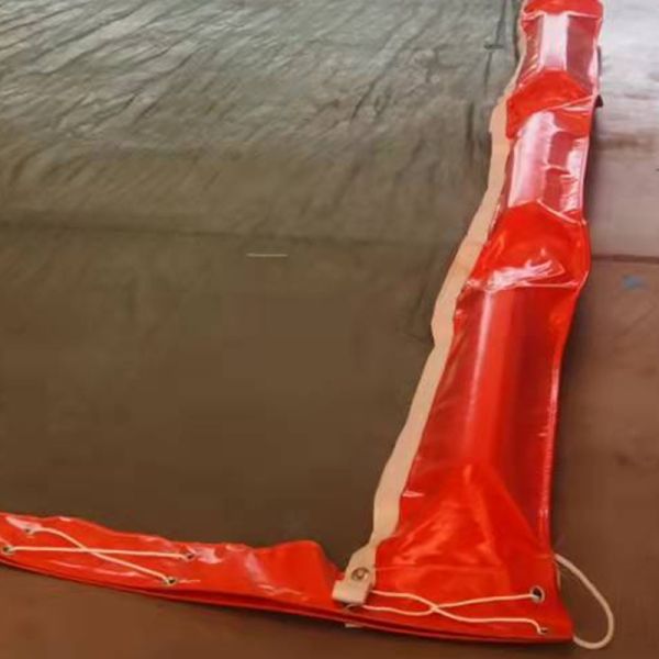Floating Silt Curtain Water Pollution Control Oil Boom PVC Permeable Aquatic Floating Silt Curtain