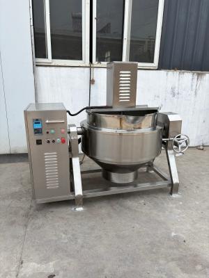 Electromagnetic Heating Industrial Cooking Kettle Jacketed Kettle With Agitator 220V/380V