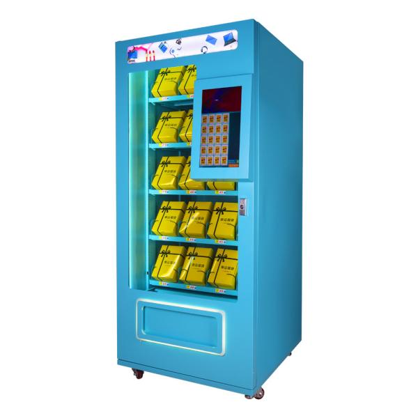 Máquina de venda automática completa da soda do metal, máquinas de venda automática afortunadas azuis/do rosa/amarelo caixa do alimento