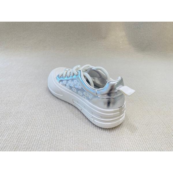 Pearl Flower Womens Leather Casual Shoes Breathable Soft And Heightening