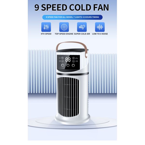 Nine Gears Portable Quiet Tower Fan White Tower Fan Advanced