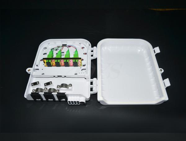 Wall mount fiber optic FTTH mini terminal box with 1X8 PLC Splitter Fiber Optic Terminal Box