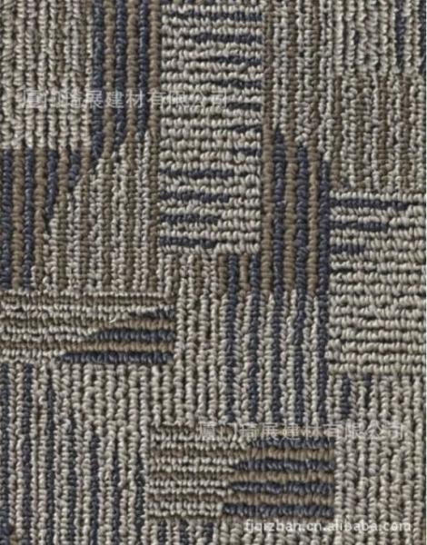 Solid Carpet Luxury Vinyl Tile Flooring Anti-slip Waterproof PVC Resin