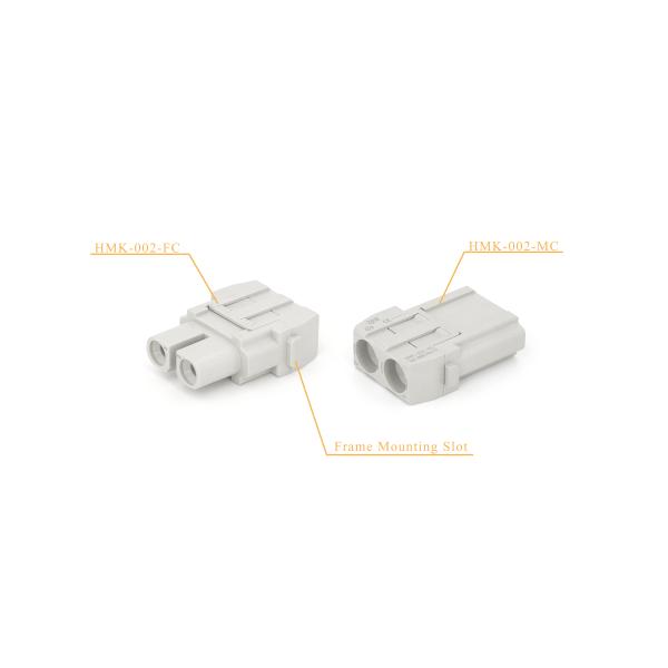 70A Crimp Module Combined Inserts Heavy Duty 2 Pin Connector