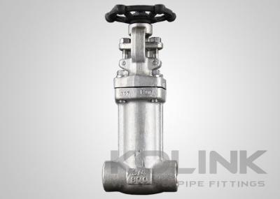 Corpo prolongado de aço inoxidável forjado F304 F316 da válvula de porta do selo dos foles