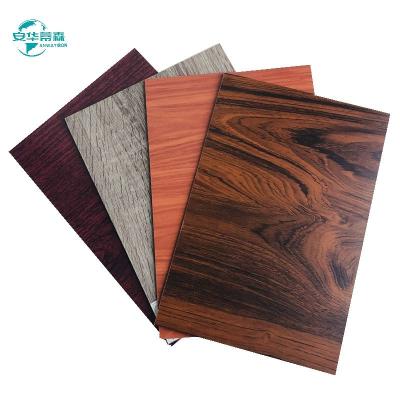 OEM Grão de madeira Acp Painéis de madeira Painéis de parede revestimento exterior composto