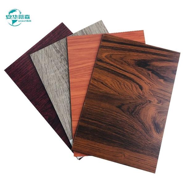 Paneles ACP revestidos con grano de madera de núcleo mineral resistente al fuego para aplicaciones de construcción