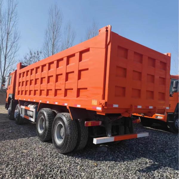40T 8x4 Used Dump Truck 12 Tires Sinotruk Howo 371 375 horse power