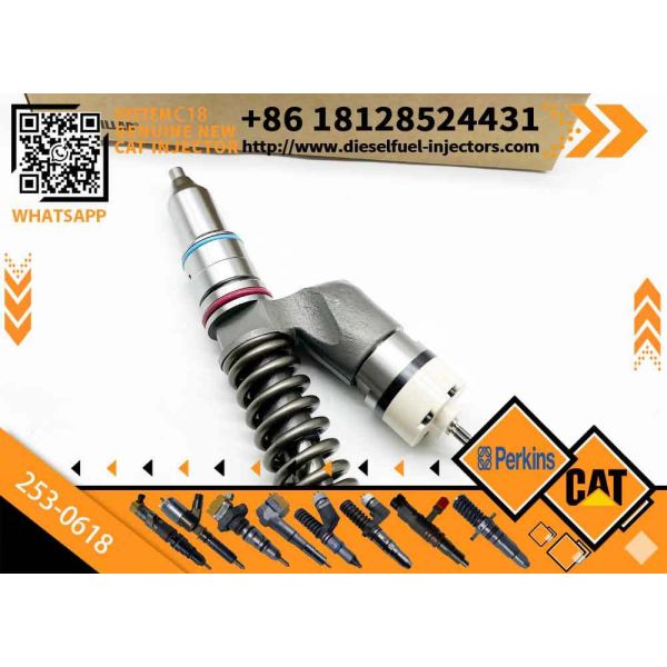 Fuel Injector 370-0750 253-0616 253-0618 for Excavator Caterpillar E365C E374D with CAT C15 Engine