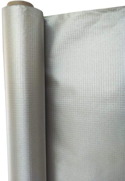 a folha de alumínio de 0.08mm 1100mm laminou a roupa da proteção de radiação do Emf de pano da fibra de vidro