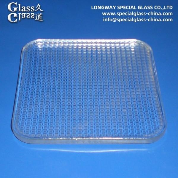 Transparent Pressed Glass Cover Lens For Led Light Lamp Lens Anti Scratch