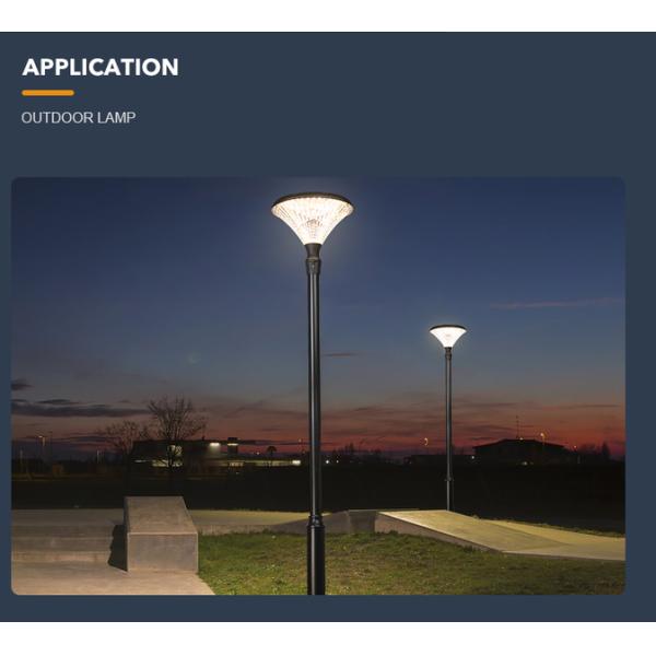 Погода света поляка IP65 сада формы диаманта солнечная устойчивая для парка Coutyard патио