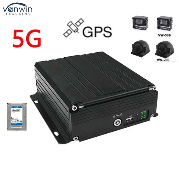 4Channel HDD DVR 5G GPS Tracking 1080P HD Moblie DVR Video System Support OEM / ODM For Car Truck Bus MDVR Car Black Box