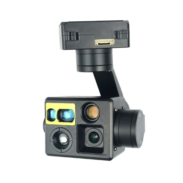 4K Daylight 9x Digital Zoom Dual Focus Thermal Imaging Camera with 1200m Laser Rangefinder for UAV Systems