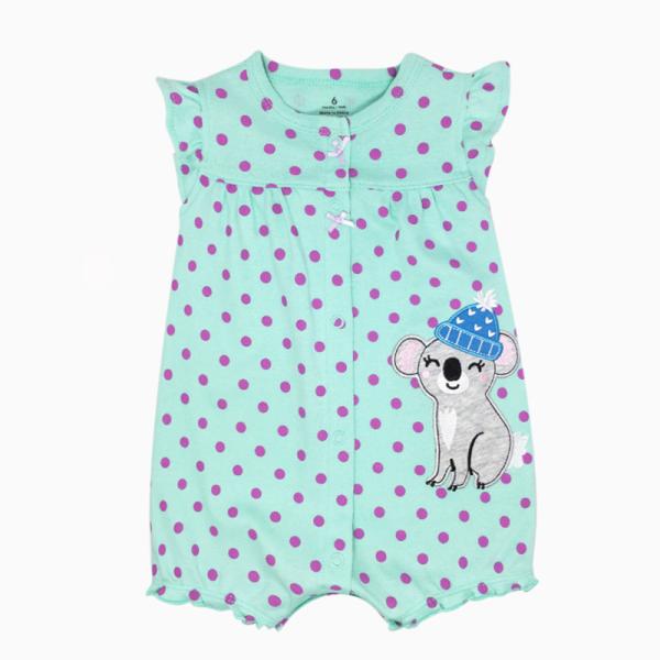 Printing Baby Clothes Summer Onesies Baby Clothes Short Sleeve Girl Rompers for Sale