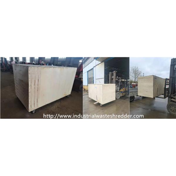 Twisted Rotary Blades Plastic Waste Shredding Machine With Sharpener