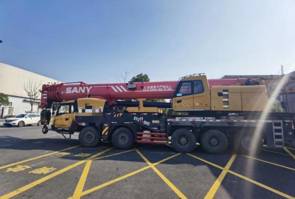 Service après-vente 2017 Terrian Mobile Crane Truck 100 tonnes Truck Crane Arbre numéro 4