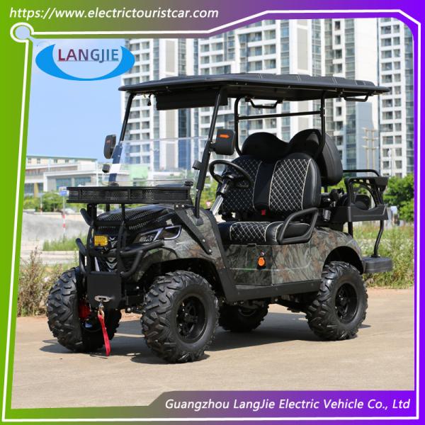 2 Seats Street Legal Electric Golf Carts 4 Wheel Drive Mobility Scooter 5Kw Motor Power