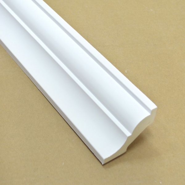 GC-83007 68mm Customized Elegant Interior Decoration Smooth Polyurethane Moulding
