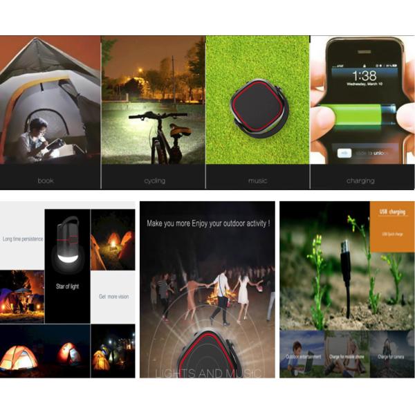 Располагаться лагерем приведенный бивуака небольшой освещает диктора Bluetooth фонариков высокого люмена портативного располагаясь лагерем с крюком