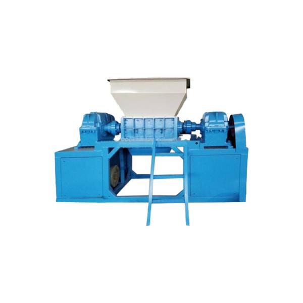 Máquina de trituración de doble eje para reciclaje de residuos metálicos