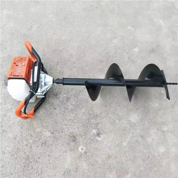 Gasoline-Powered Portable Earth Auger - Multifunctional Auger Boring Machine for Tree Planting and Mining