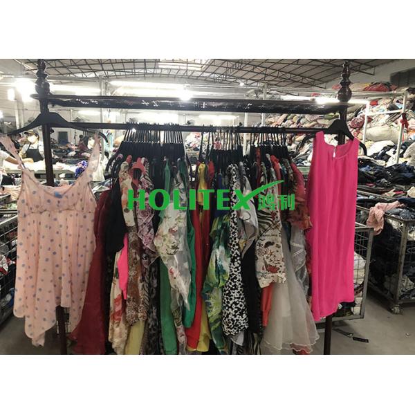 Top Grade Used Womens Clothing Colorful Ladies Silk Blouse Mixed Size