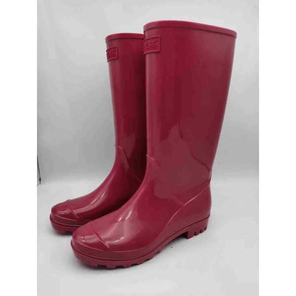 Design de couleur personnalisé Bottes de pluie pour femmes résistantes à l'usure pour toute saison