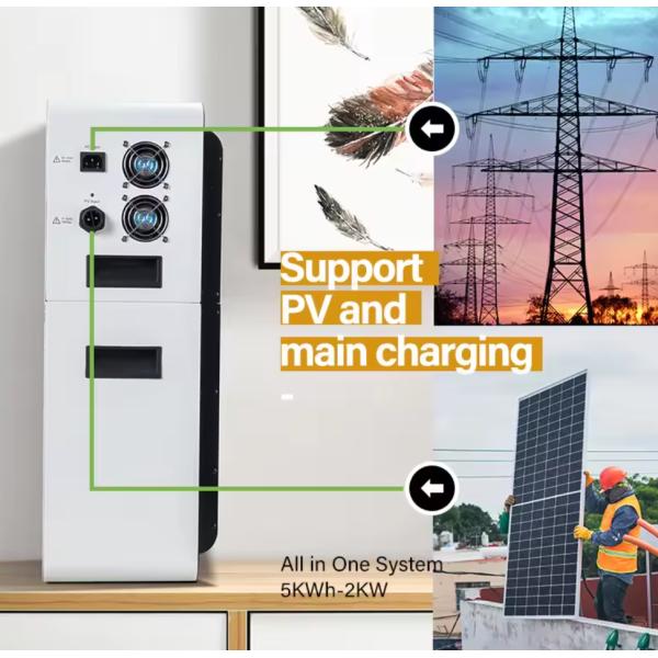 ESS 4kwh 12v 150ah Solar Lithium Ion Battery Inverter Bms Battery All In One Solar Energy System Power Bank