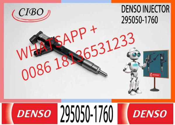 Genuine 295050-1760 Common Rail Injector 295050-1760 1465A439 For MITSUBISHI L200 TRITON 4N15 ENGINE
