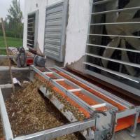 Rangées galvanisées à chaud utilisées de la cage 3 de poulet de ferme de poulet 120 oiseaux
