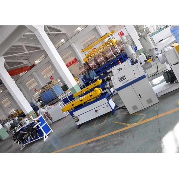 Single Screw Cable Protection Pipe Extrusion Line Polyethylene Tube