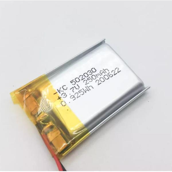 3.7V 250mAh KC Approved Li Polymer Battery Rechargeable Lithium Polymer Battery