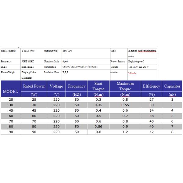 Electric Motor Project for AC Asynchronous Motor in Washing Machine Parts HK-118T