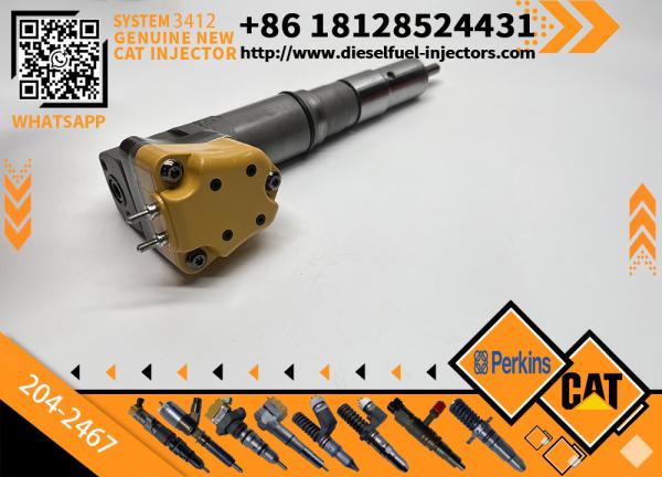 Las partes de las máquinas de construcción 198-6877 204-2467 232-1170 232-1175 Inyector de excavadoras 3412E Motor Inyector de combustible diesel 174-7527