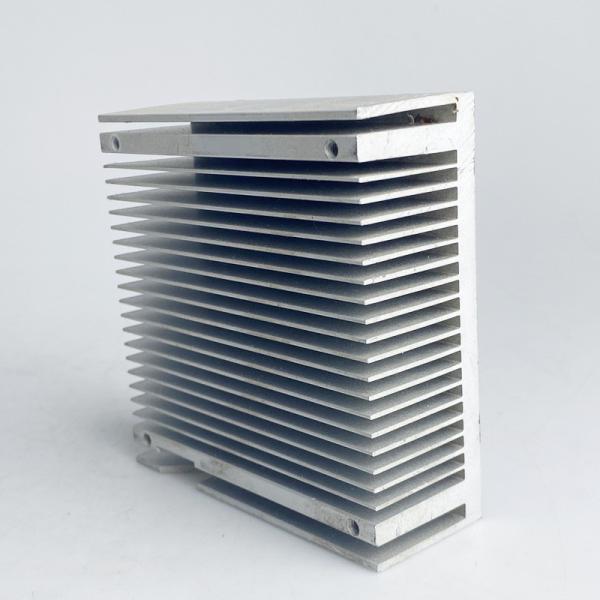 Aluminum Heat Sink With High Power High Density Fins AL6063-T5 Anodizing Clear